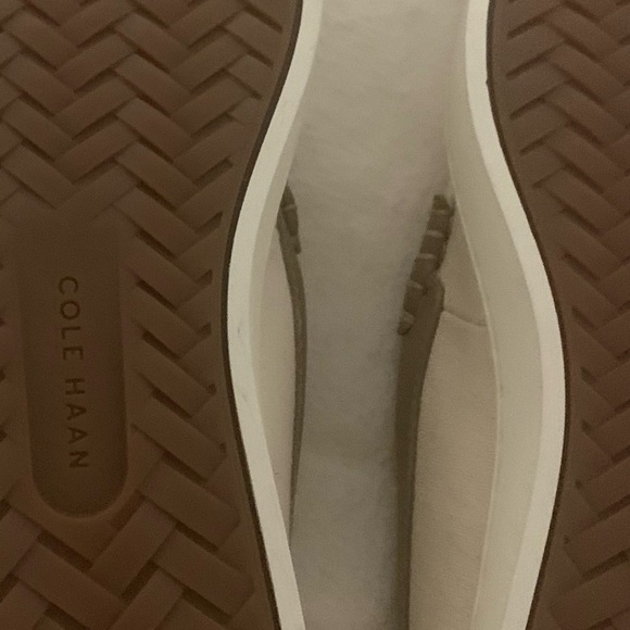 Cole Haan Nantucket  C38573 Penny Loafer Mens Sz 8 M Ivory Canvas Slip On Shoes - Picture 5 of 15